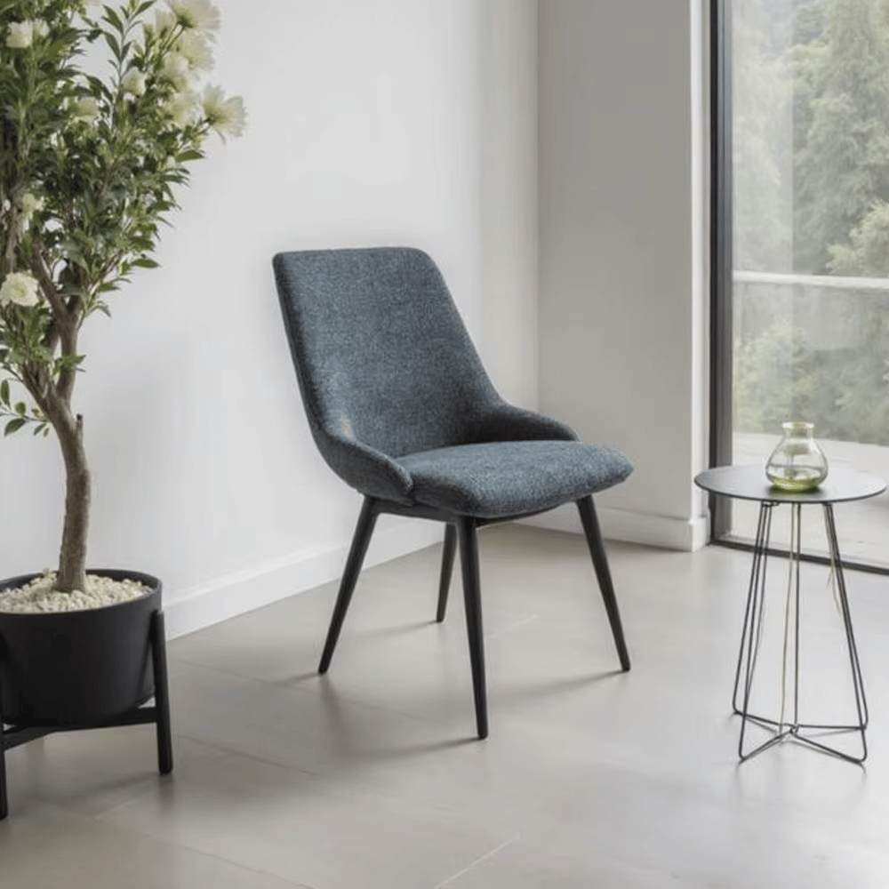 Hezzel Modern Fabric Dining Chair