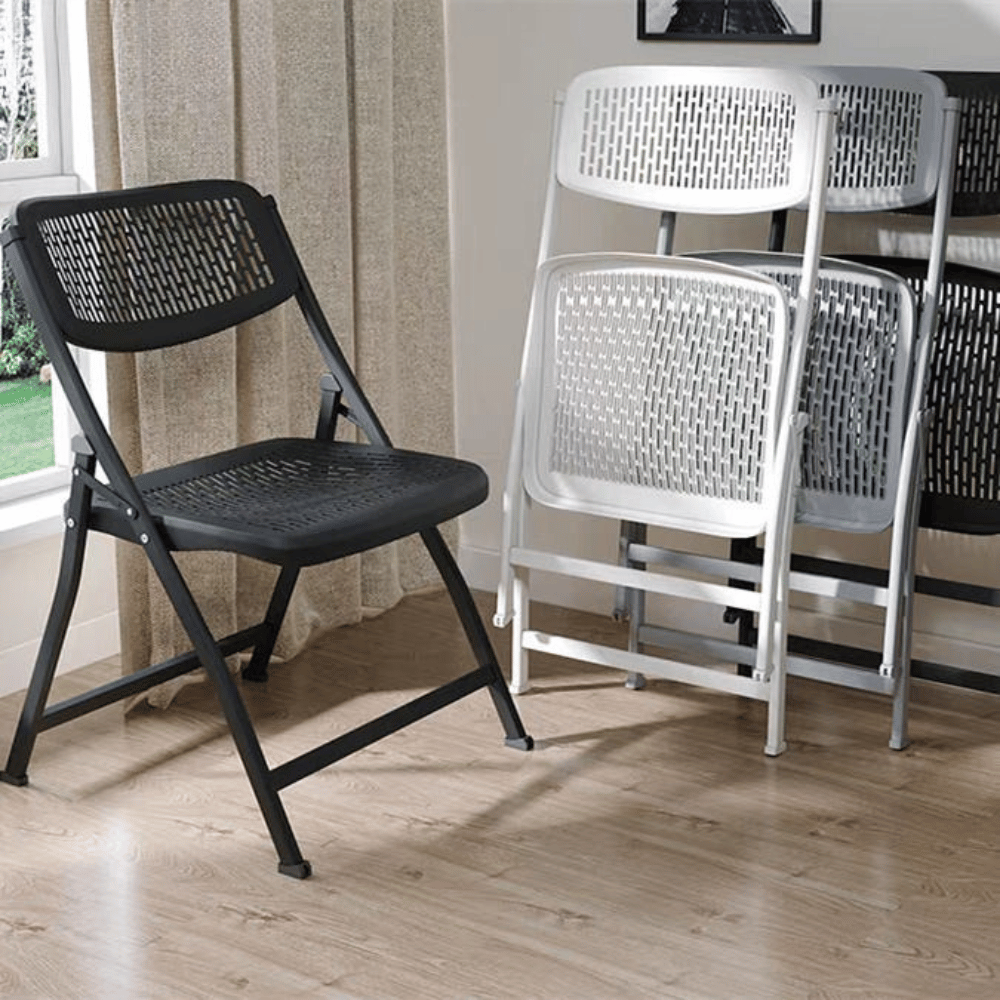 Hollow Metal Folding Chair