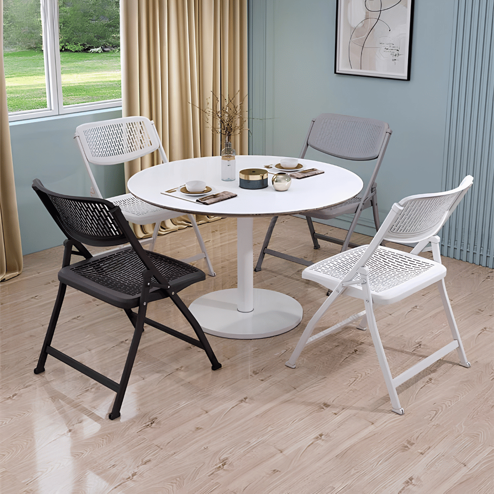 Hollow Metal Folding Chair