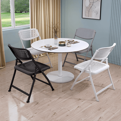 Hollow Metal Folding Chair