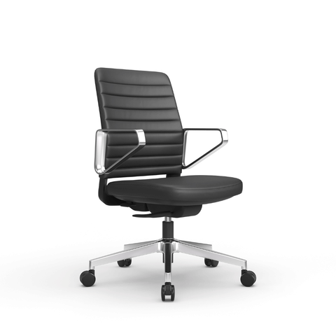 Honto-M Mid Back Modern Leather Executive Chair