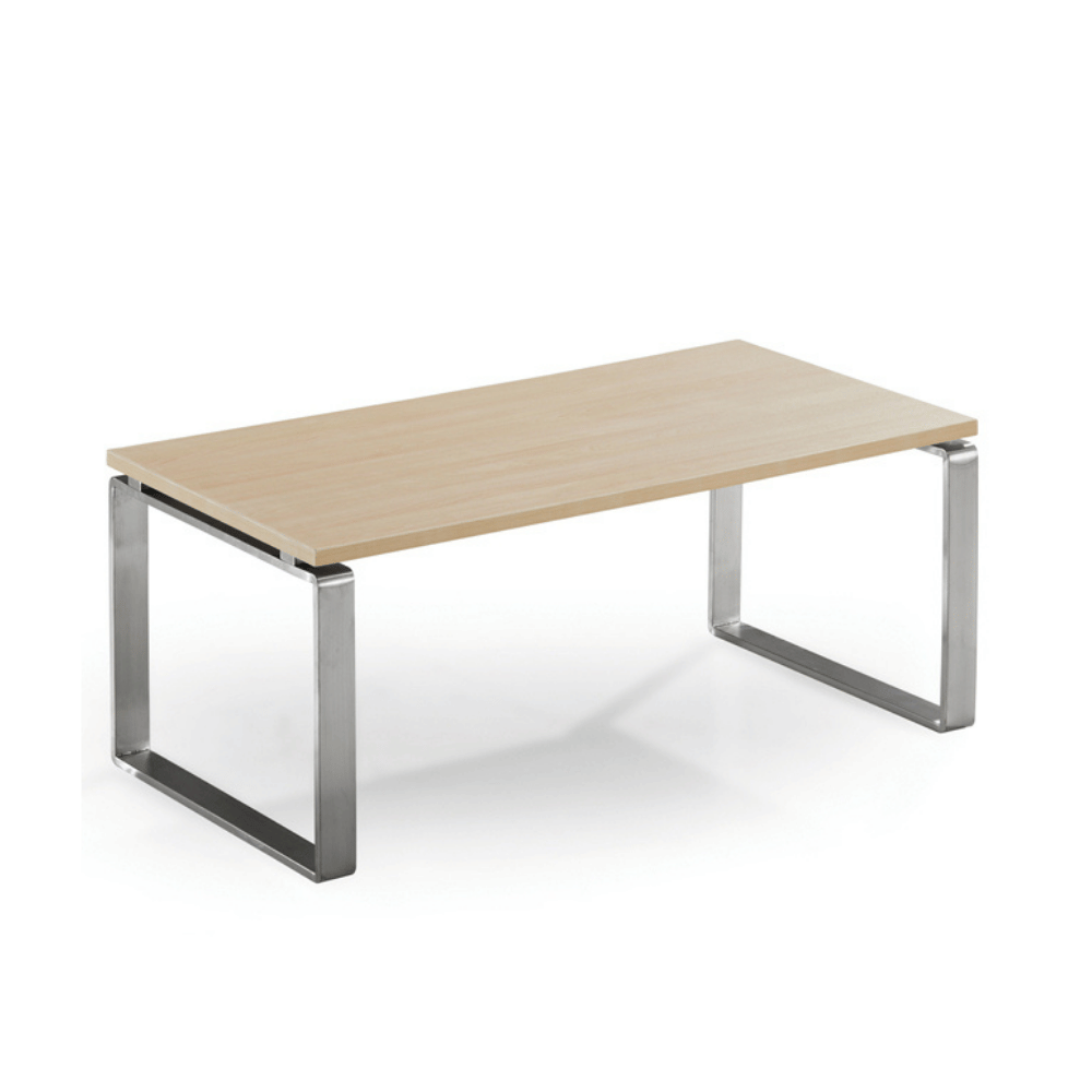 HT09 Metal Base Wooden Coffee Table