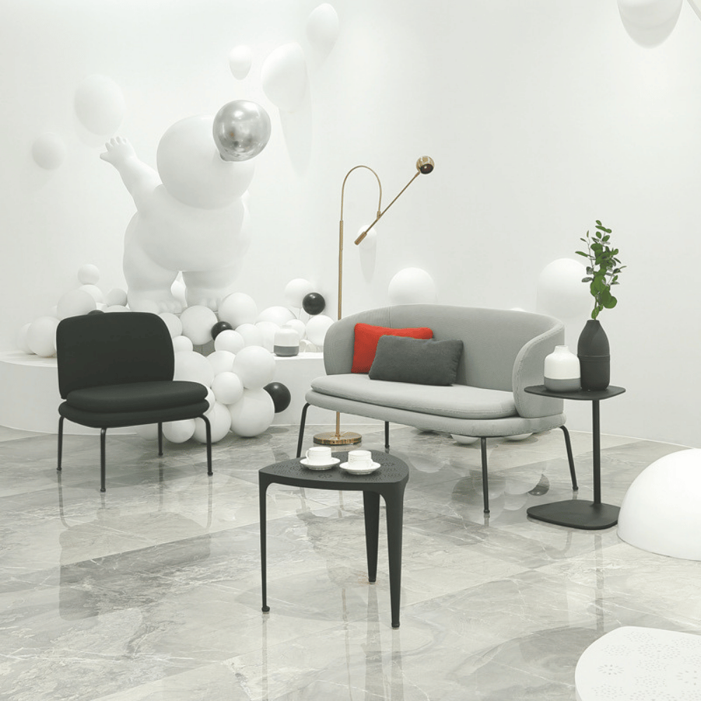 HT21 Modern Metal Sofa Side Table