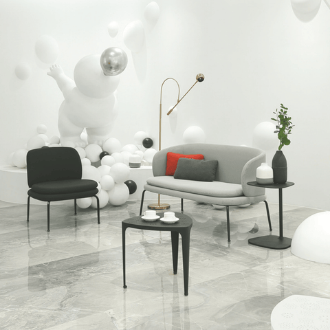 HT21 Modern Metal Sofa Side Table