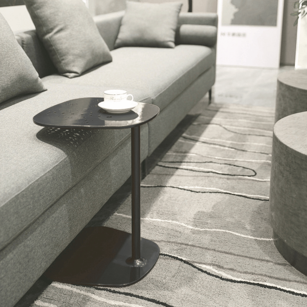 HT21 Modern Metal Sofa Side Table