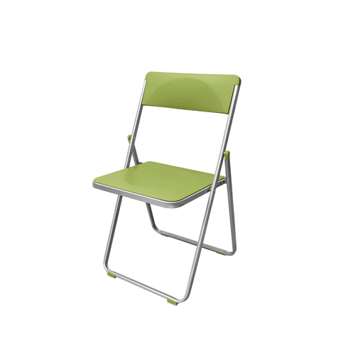 Hue Metal Folding Chair with Storage Cart