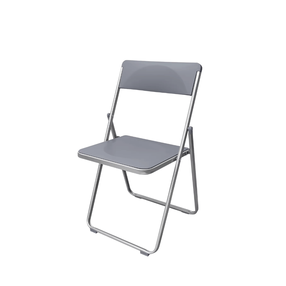 Hue Metal Folding Chair with Storage Cart