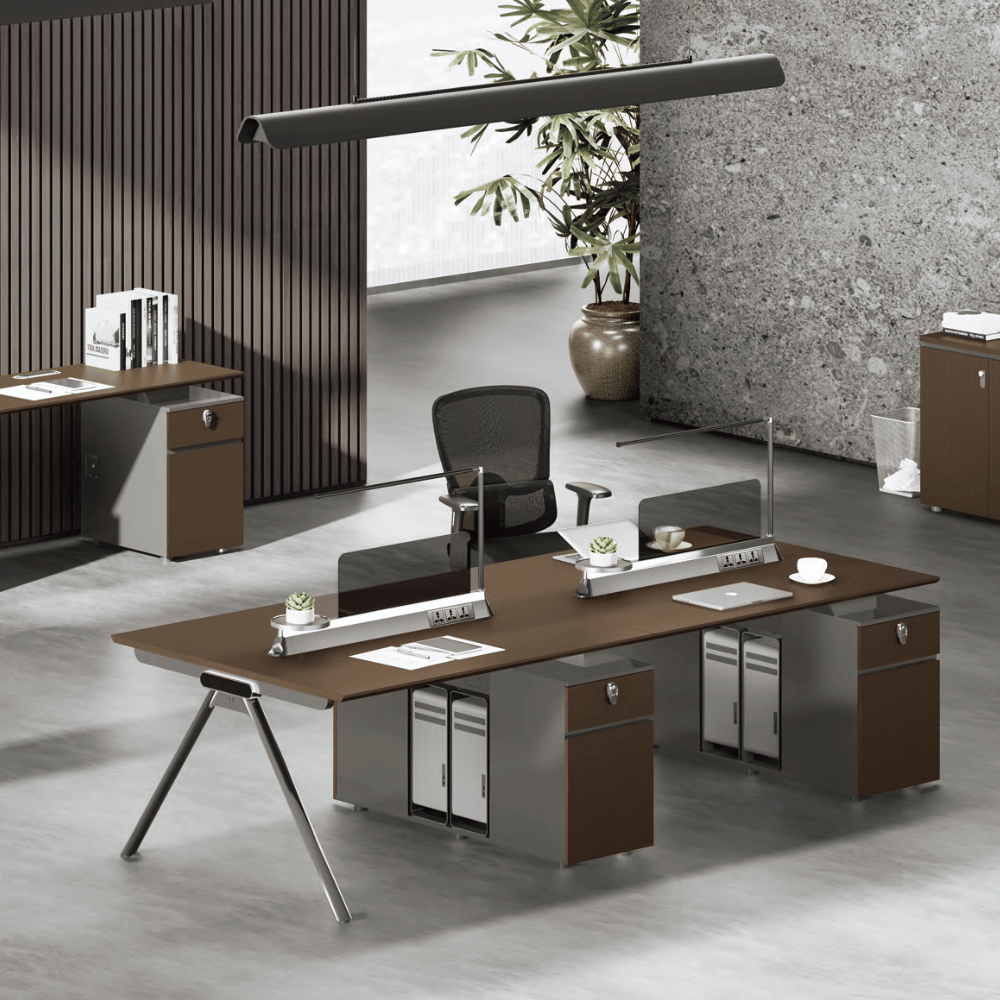 illusion-A Modern Advance Office Workstation with Storage Cabinet