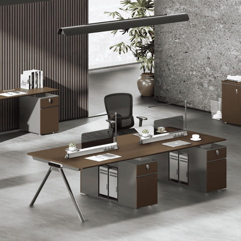 illusion-A Modern Advance Office Workstation with Storage Cabinet