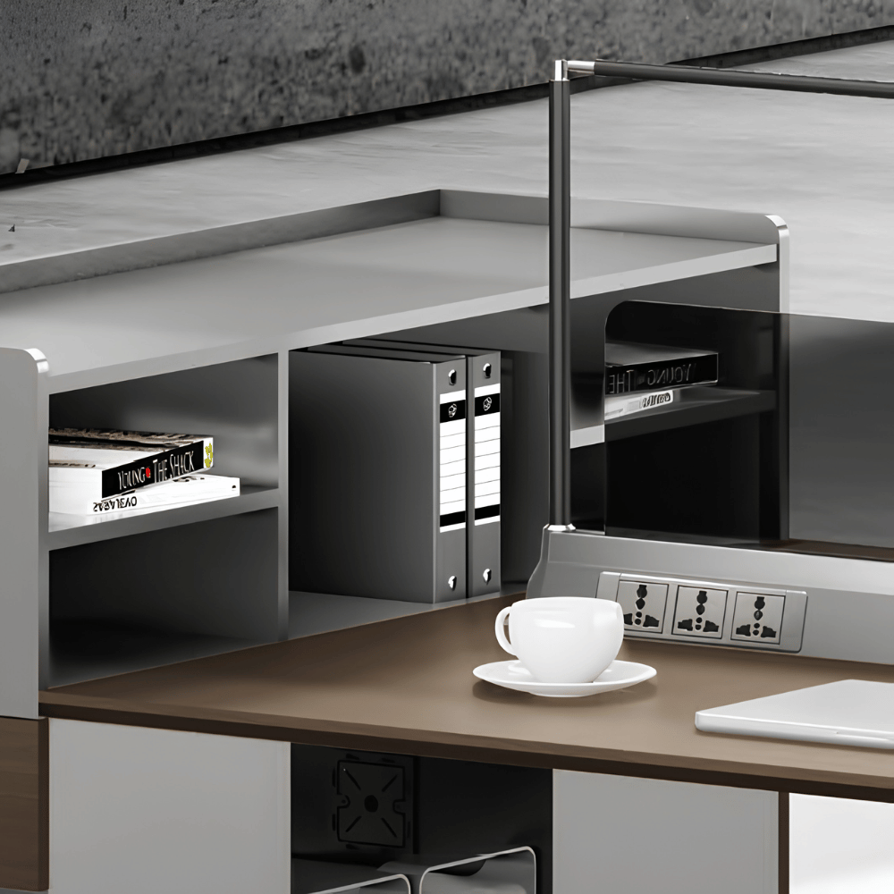 illusion-B Modern Advance Office Workstation with Partition Cabinet