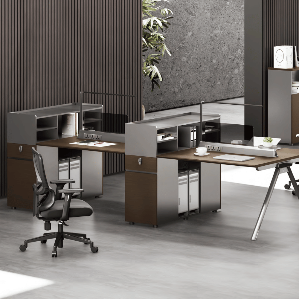 illusion-B Modern Advance Office Workstation with Partition Cabinet
