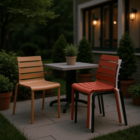Inista Modern Outdoor Stackable Plastic Chair