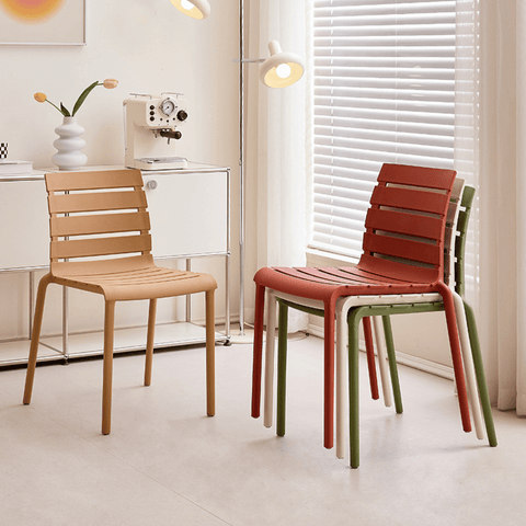 Inista Modern Outdoor Stackable Plastic Chair