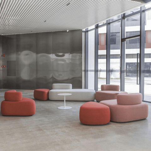 Jelly Modern Modular Sectional Sofa Pouf