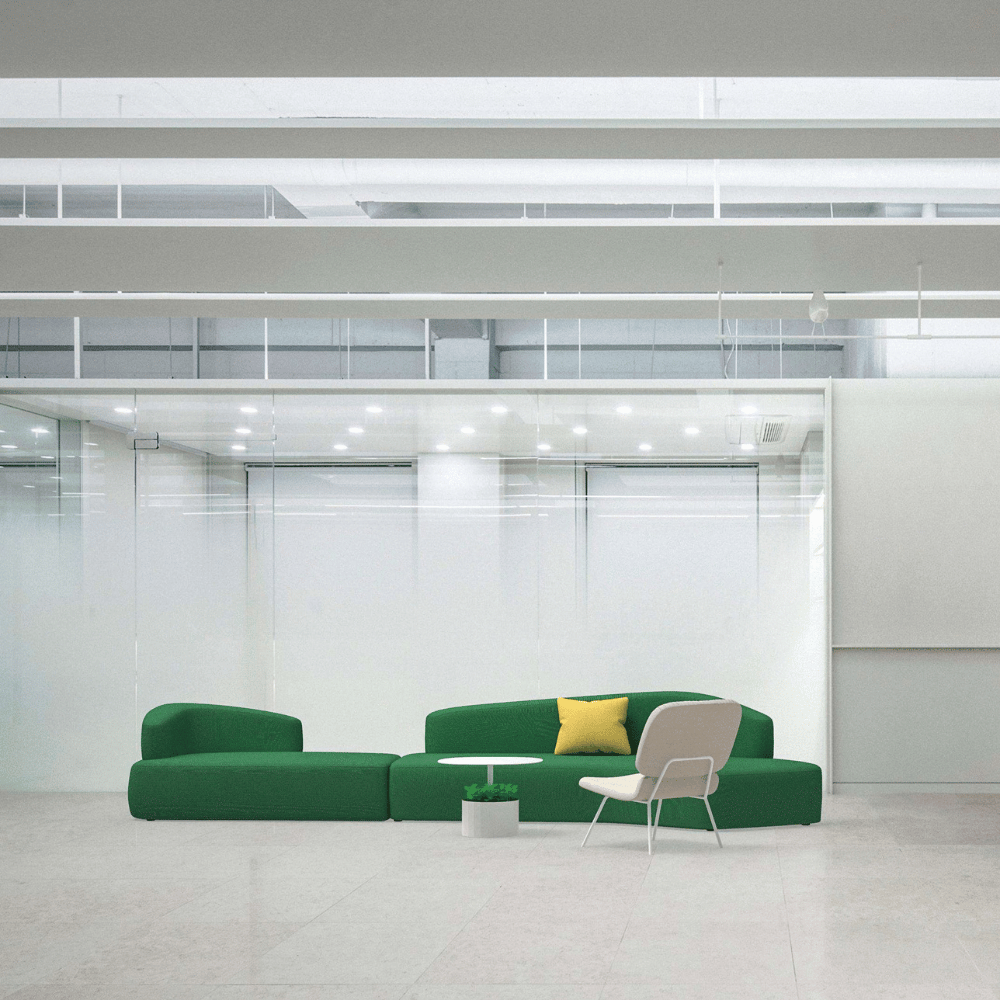 Jelly Modern Modular Sectional Sofa Pouf
