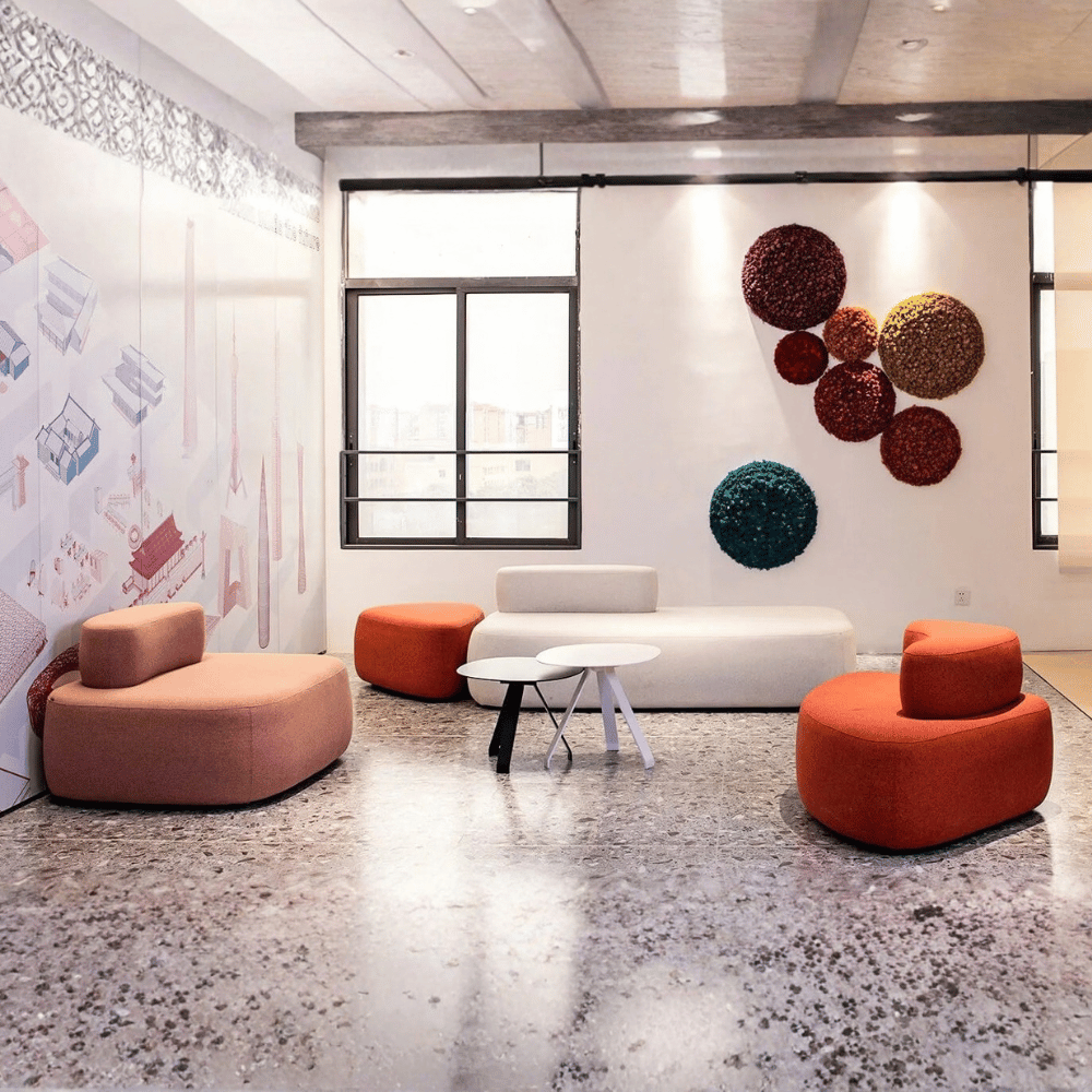 Jelly Modern Modular Sectional Sofa Pouf