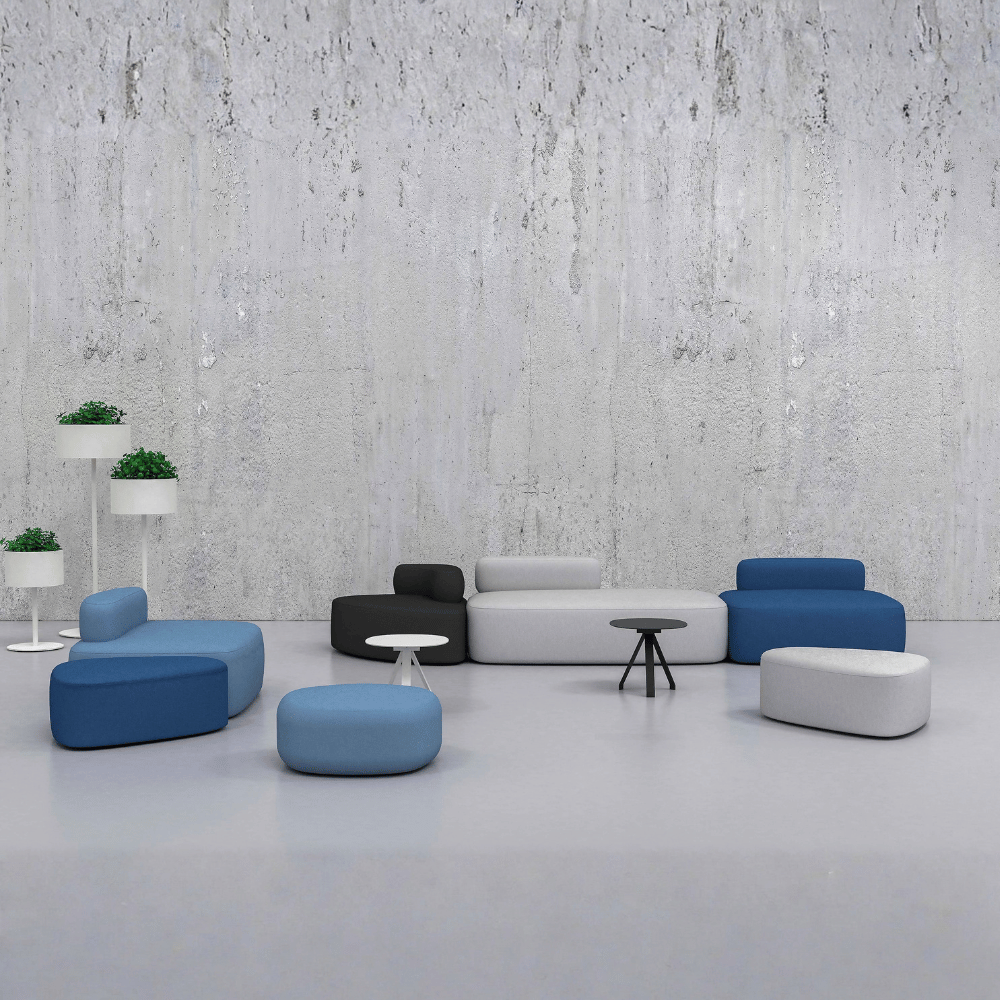 Jelly Modern Modular Sectional Sofa Pouf