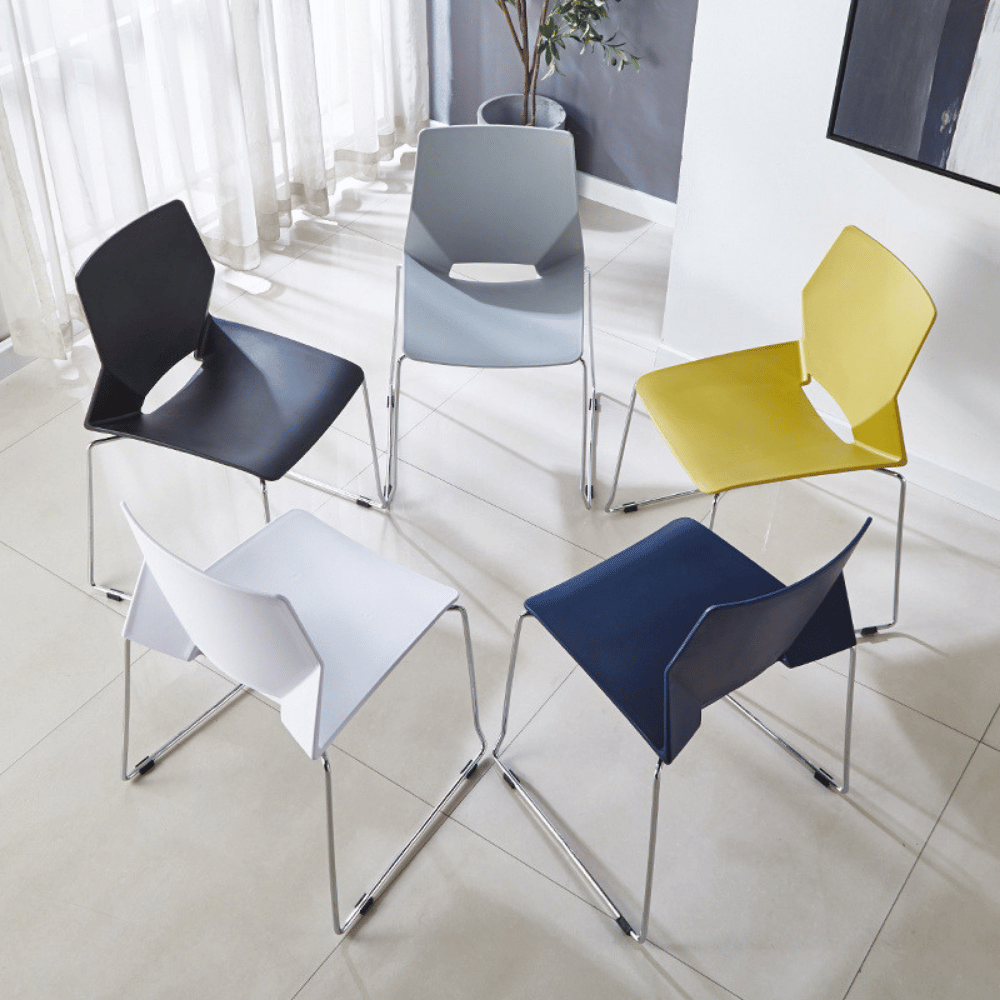 Jet Modern Stackable Plastic Side Chair