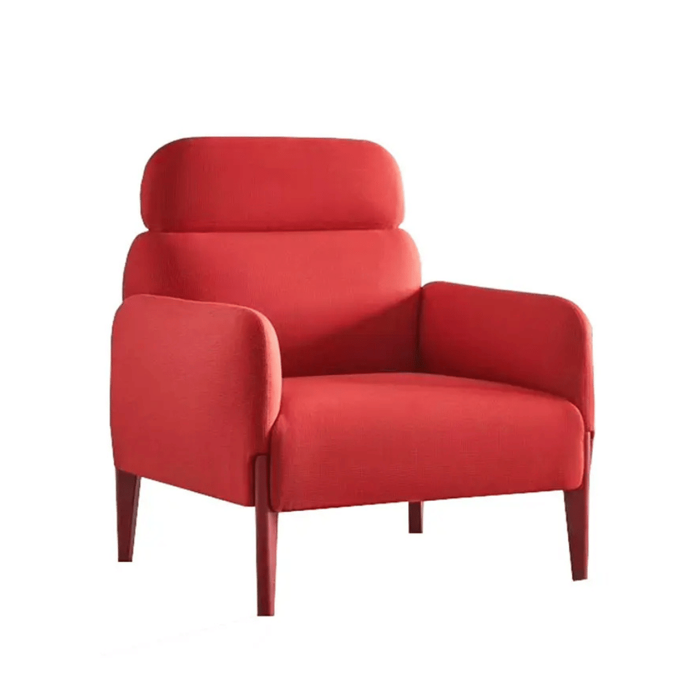 Join Single Seater Modern Fabric Lounge High Back Sofa Armchair