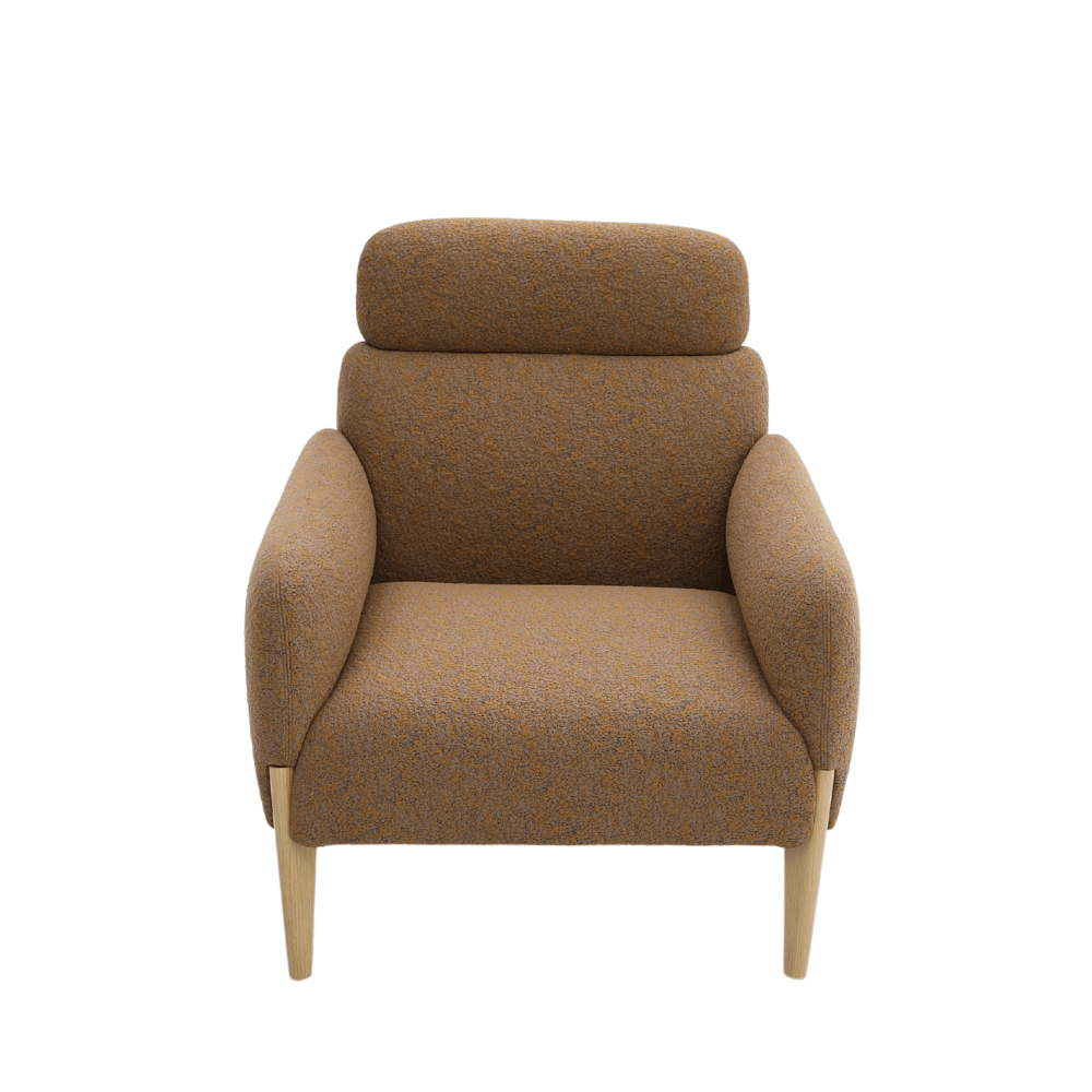 Join Single Seater Modern Fabric Lounge High Back Sofa Armchair