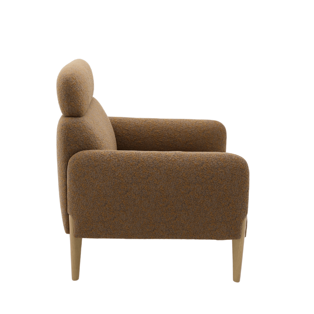 Join Single Seater Modern Fabric Lounge High Back Sofa Armchair