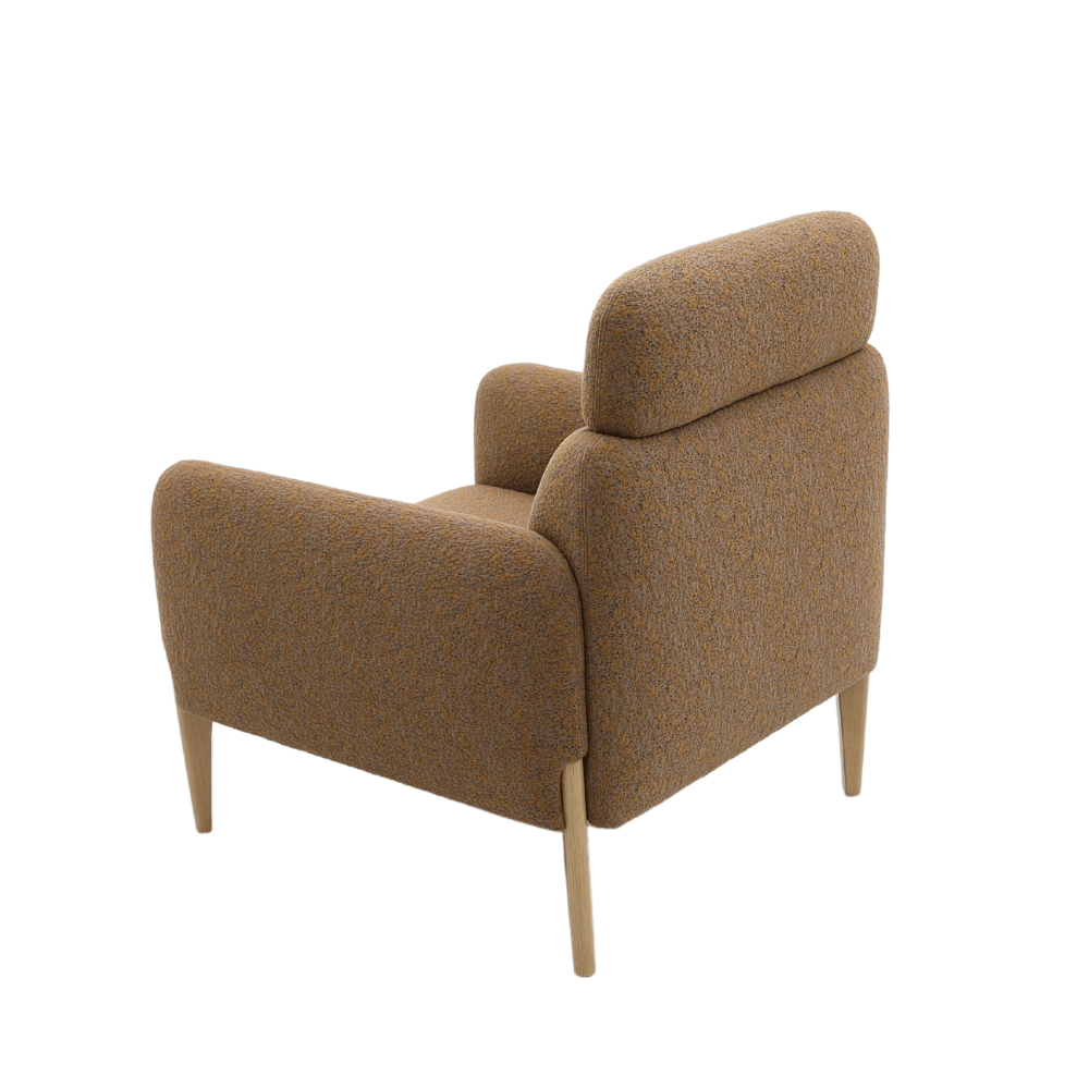 Join Single Seater Modern Fabric Lounge High Back Sofa Armchair