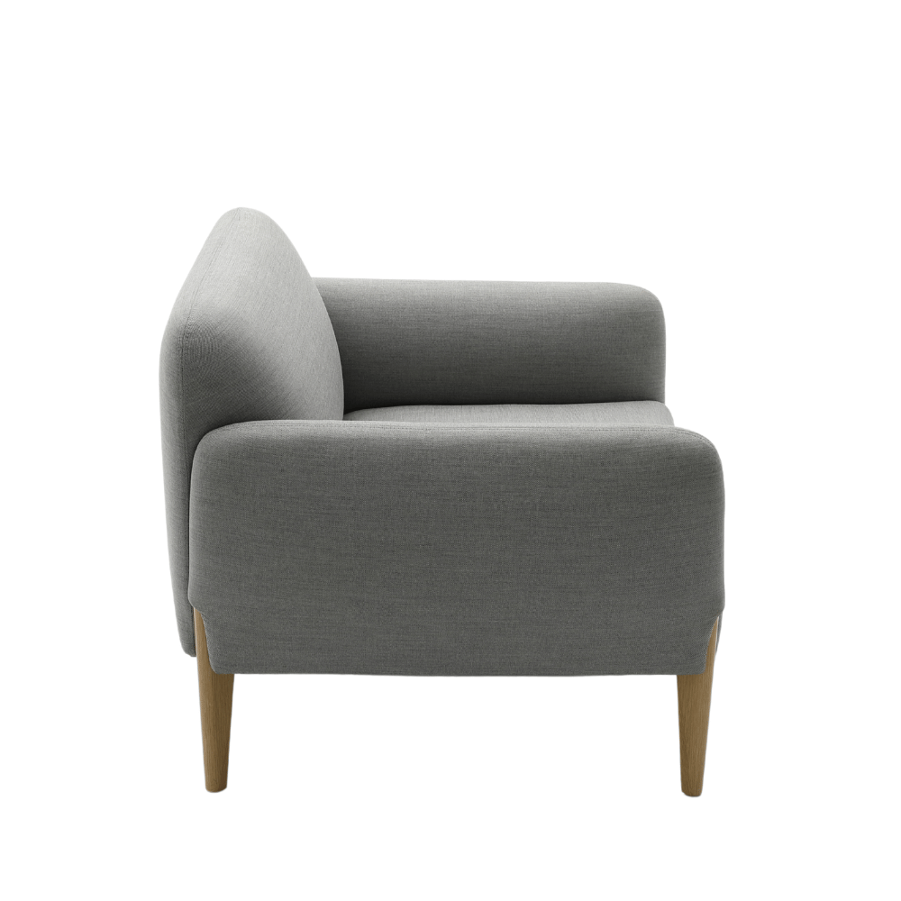 Join Single Seater Modern Fabric Lounge Sofa