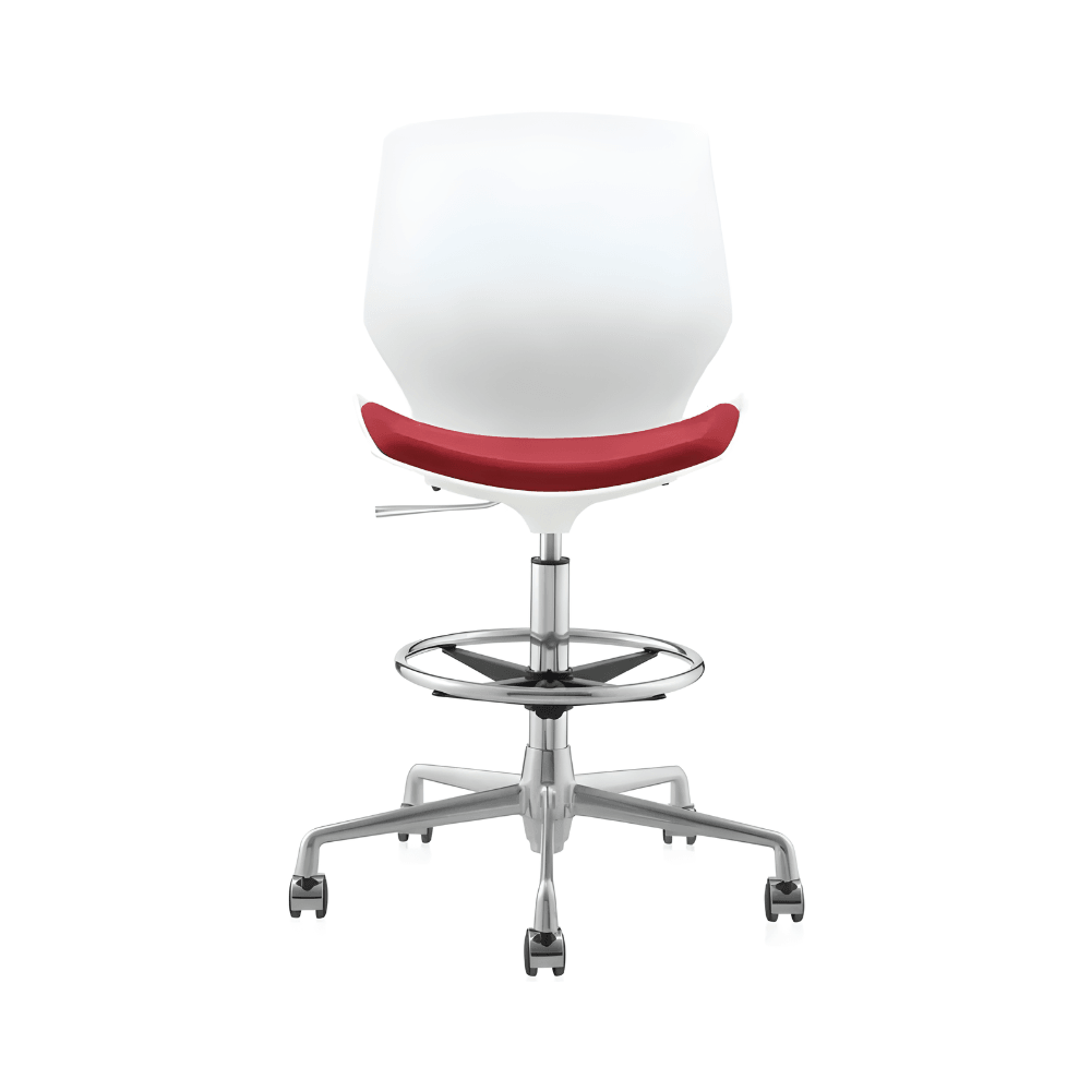 Joy-D Fabric Office Stool Drafting Chair - Gavisco Office Furniture