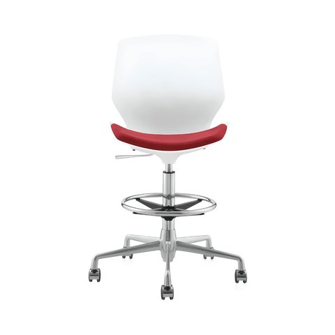 Joy-D Fabric Office Stool Drafting Chair - Gavisco Office Furniture