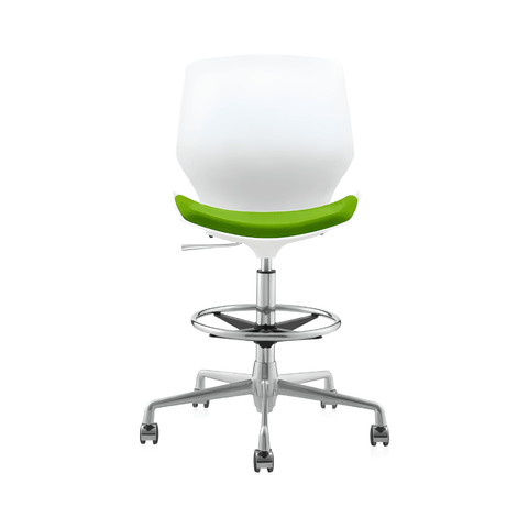 Joy-D Fabric Office Stool Drafting Chair - Gavisco Office Furniture