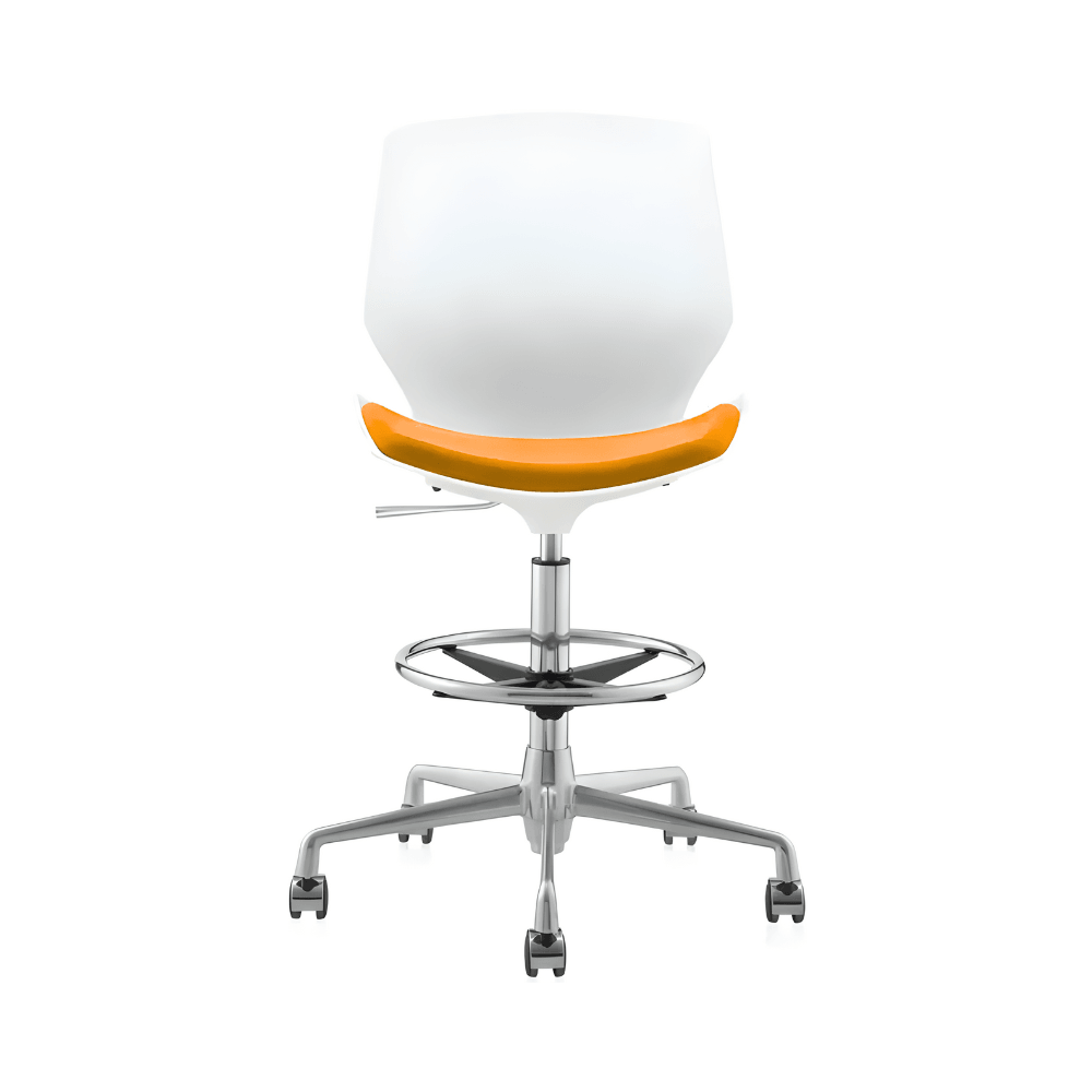 Joy-D Fabric Office Stool Drafting Chair - Gavisco Office Furniture