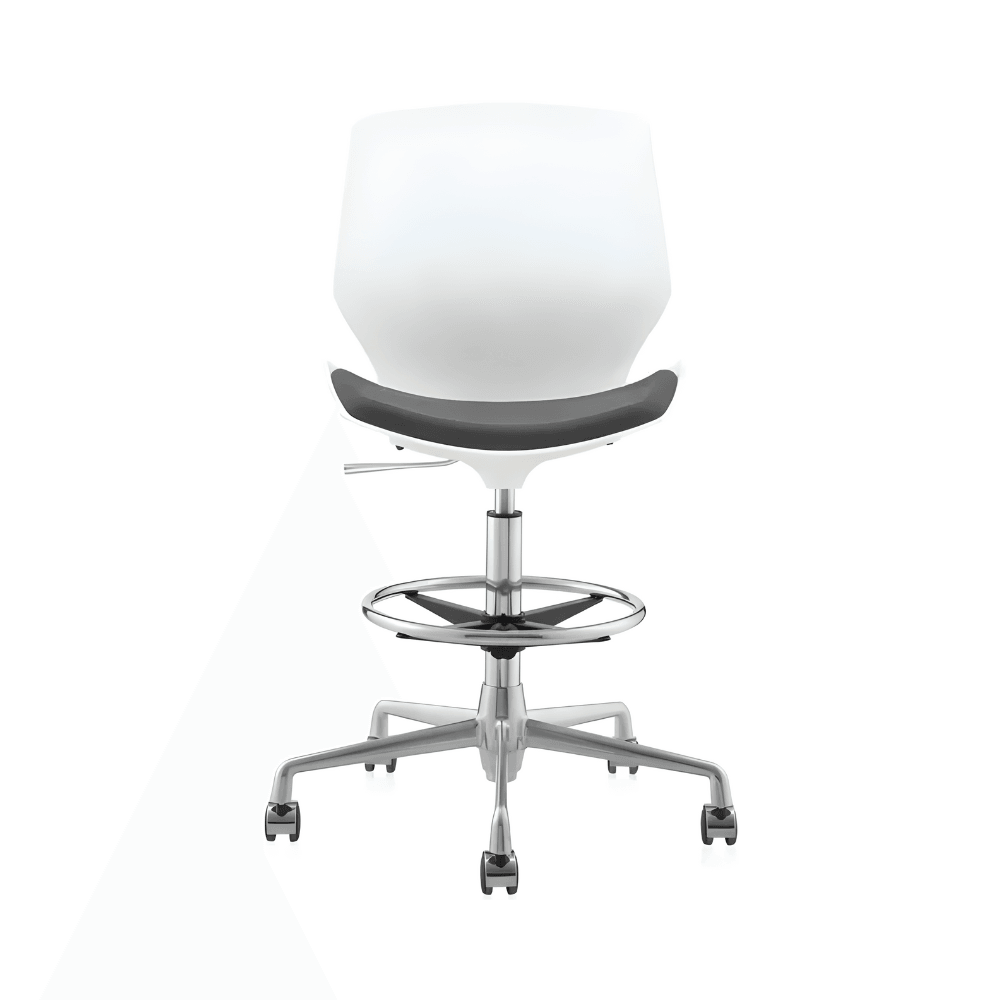 Joy-D Fabric Office Stool Drafting Chair - Gavisco Office Furniture