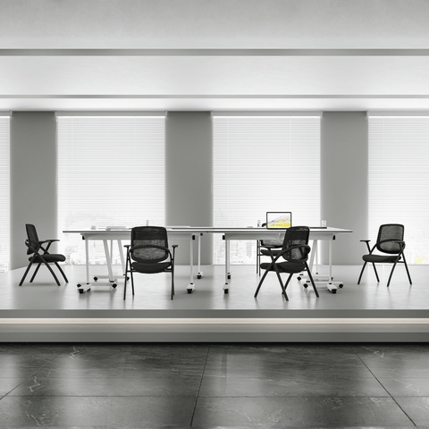 Jupiter-B Modern Stackable Training Chair with Writing Board