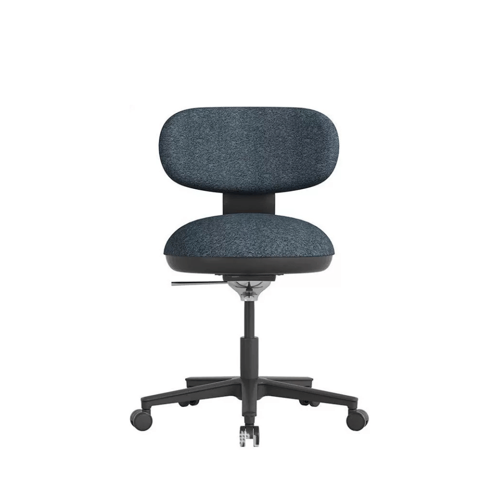 Karma Mini Armless Fabric Swivel Stool Office Chair