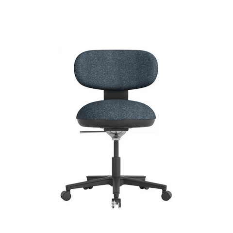 Karma Mini Armless Fabric Swivel Stool Office Chair