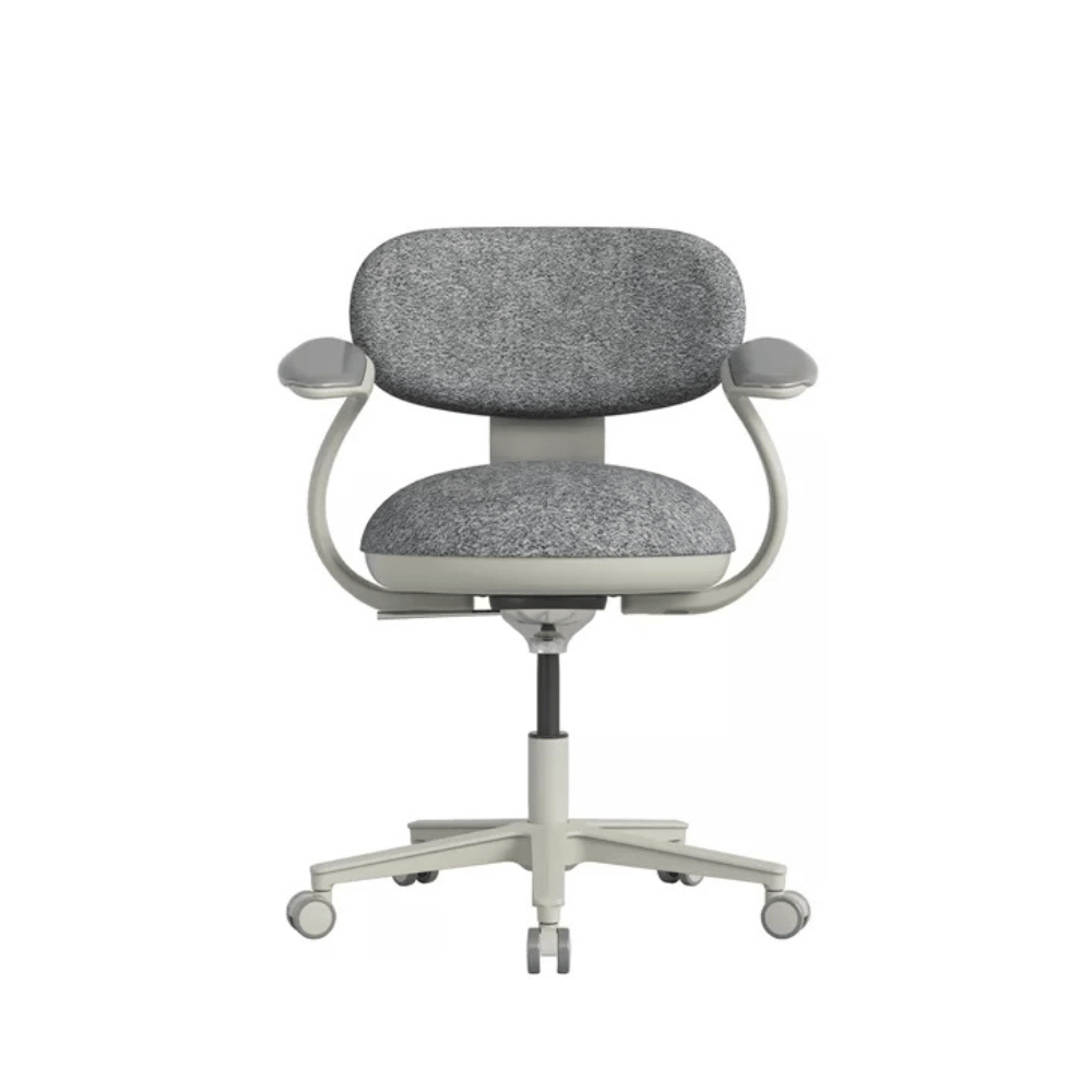 Karma Mini Armless Fabric Swivel Stool Office Chair