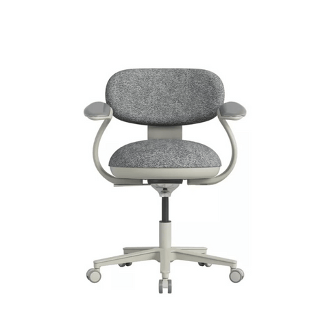 Karma Mini Armless Fabric Swivel Stool Office Chair