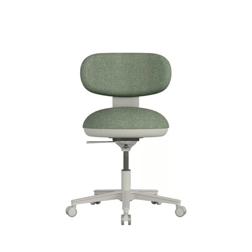 Karma Mini Armless Fabric Swivel Stool Office Chair