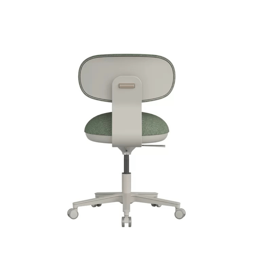 Karma Mini Armless Fabric Swivel Stool Office Chair