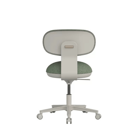 Karma Mini Armless Fabric Swivel Stool Office Chair