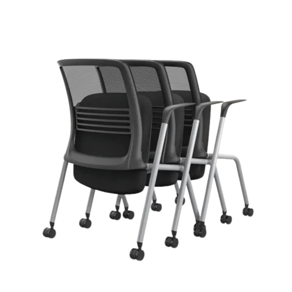 Stackable Training Chair Key-A Stackable Training Chair with Lumbar Support – Gavisco Office ...