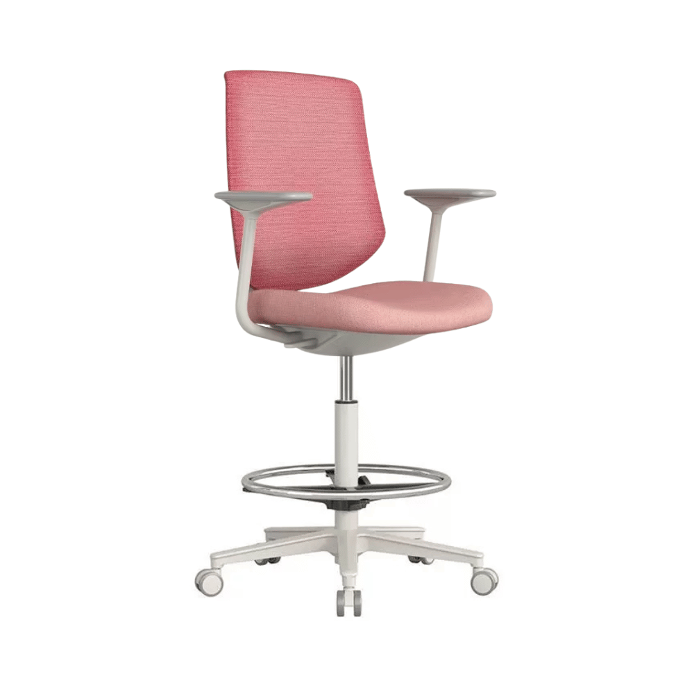 Kiwi-D Small Armless Office Barstool Drafting Chair