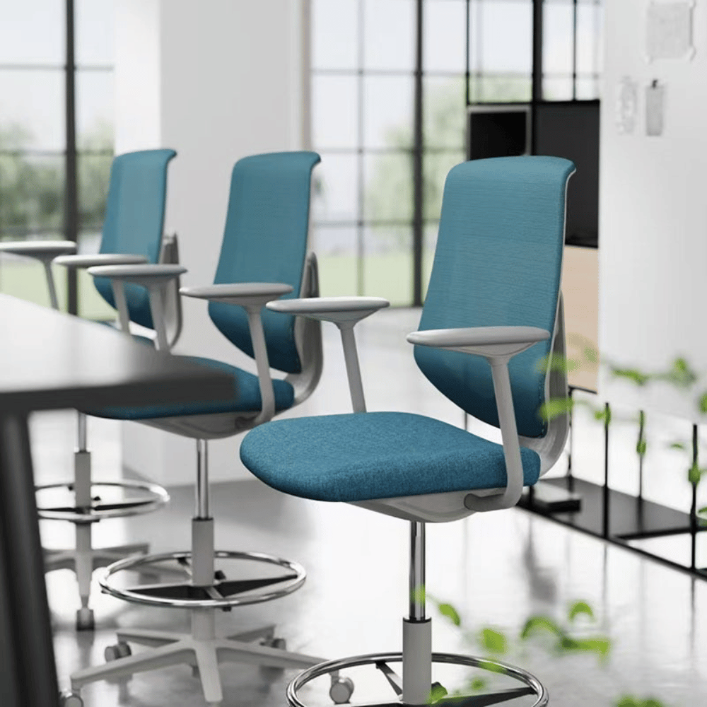Kiwi-D Small Armless Office Barstool Drafting Chair