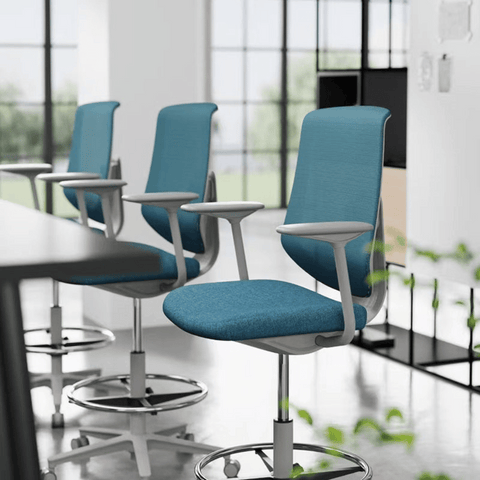 Kiwi-D Small Armless Office Barstool Drafting Chair