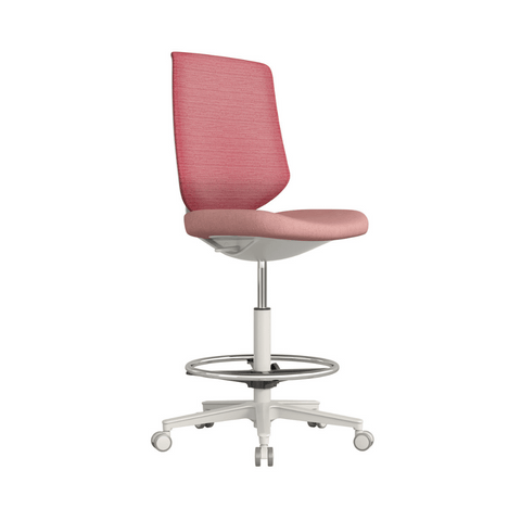 Kiwi-D Small Armless Office Barstool Drafting Chair