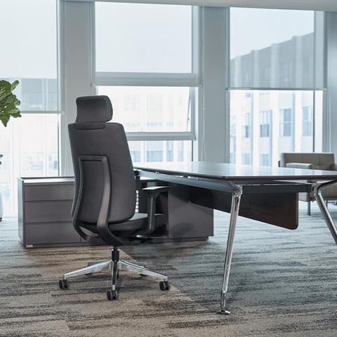 Krede EX55 Korean Artificial Leather Ergonomic Executive Chair - Gavisco Office Furniture