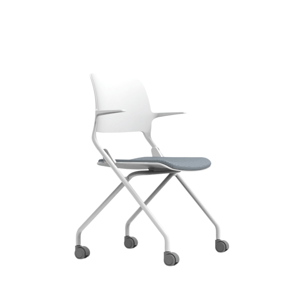 Krede R40 Fabric Seat Foldable Multi-Use Training Chair - Gavisco Office Furniture