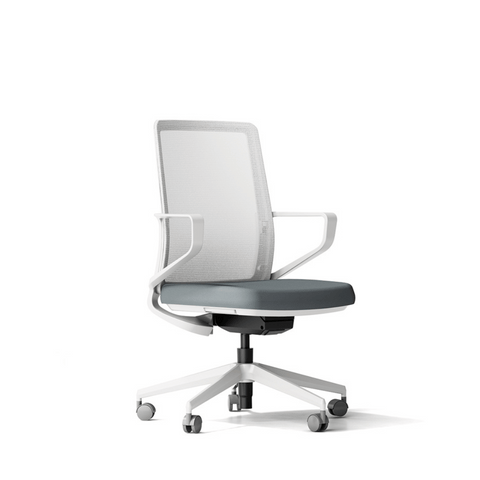 Krede K20 Korean Mid Back Ergonomic Multi-Use Swivel Office Chair - Gavisco Office Furniture