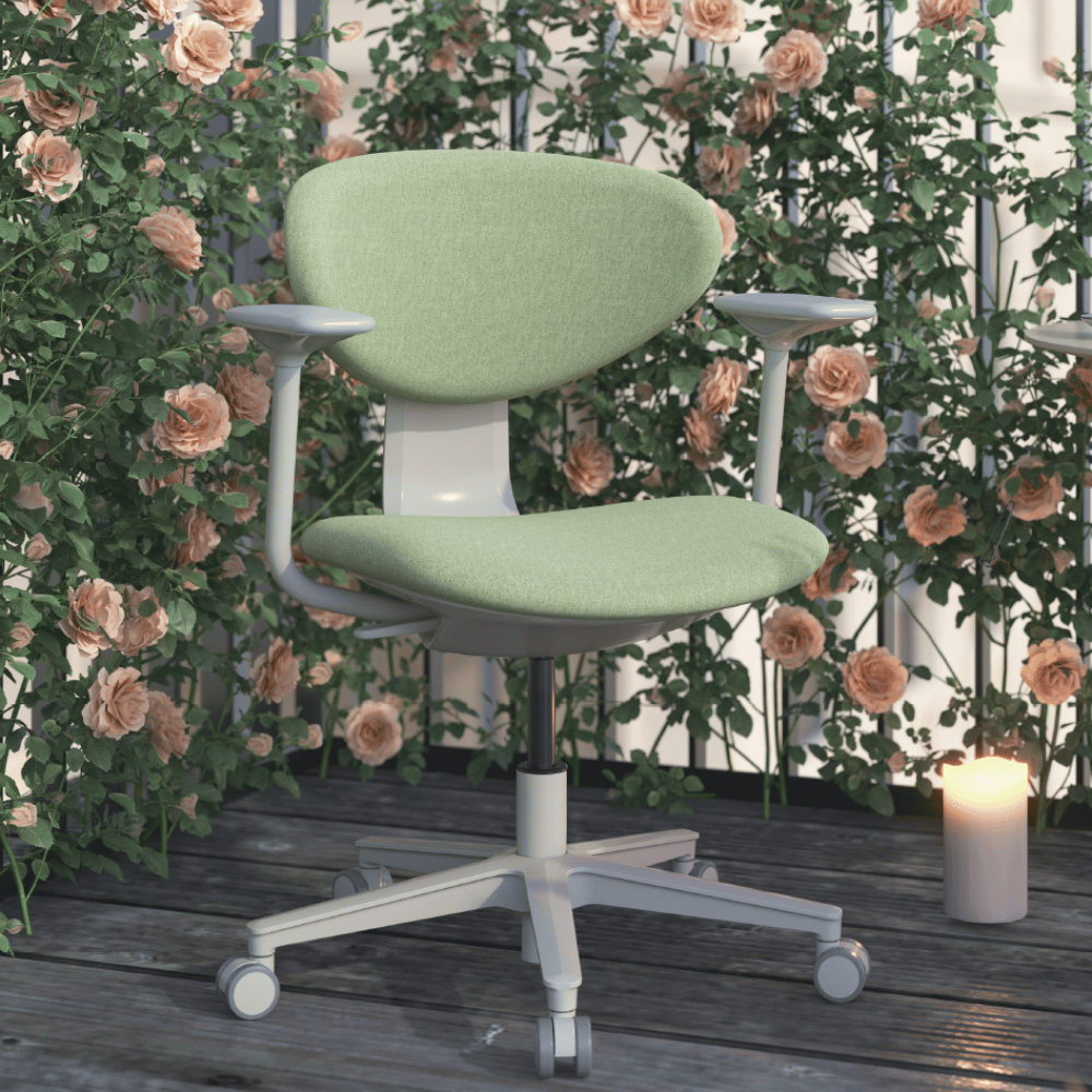 Kress Mini Swivel Office Chair with No Armrest