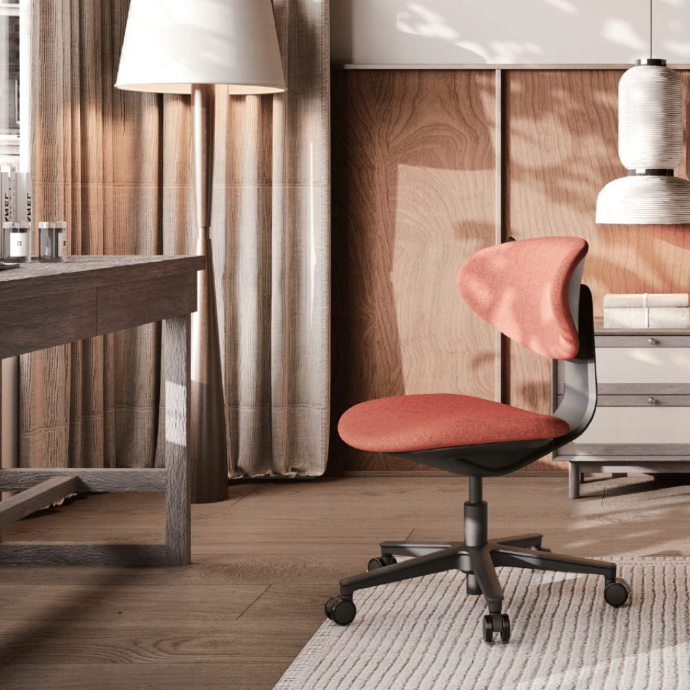 Kress Mini Swivel Office Chair with No Armrest